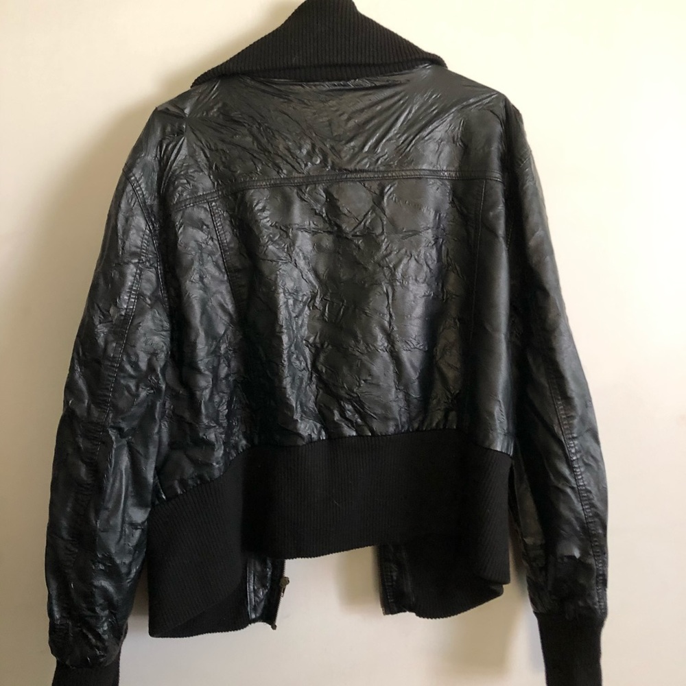 Faux Leather Jacket 3XL (undersized)